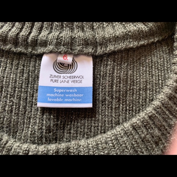 French Military Zuiver Scheerwol Wool Sweater Mens - Picture 2 of 3